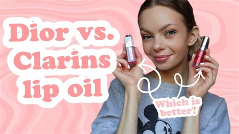 clarins vs dior lip oil